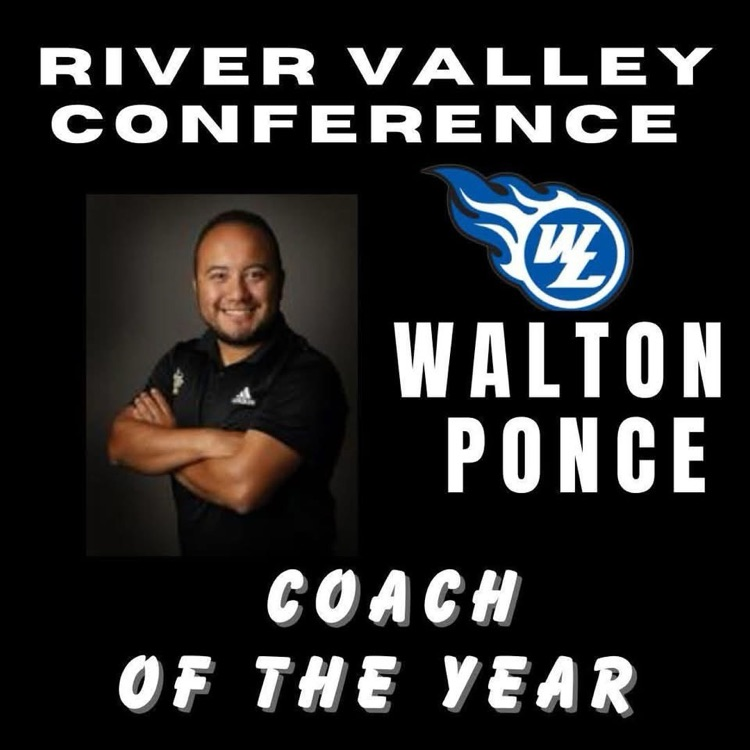 WestLibertyCSD's tweet image. Congratulations to Coach Walton Ponce River Valley Conference Coach Of The Year! Well deserved honor! #wlcometpride #wlcomets