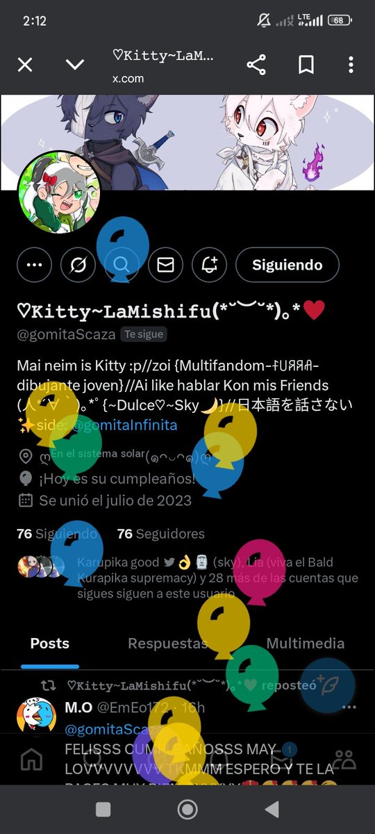 FELIZ CUMPLEAÑOS KITTY HERMOSAAAAA JAJSJA GLOBITOOOOOS AJSJJSDJ.❤️‍🔥✨✨❤️‍🔥❤️‍🔥❤️‍🔥🎉🎉🎊🎊🎊🎂🎂🎂🎂

Wenas gente, ando re tiesa-

Porfa ignoren lo feito que está el dibujo- no he dibujado mucho desde que me volví inactiva y mu estilo artístico ahora es un desastre qwq
