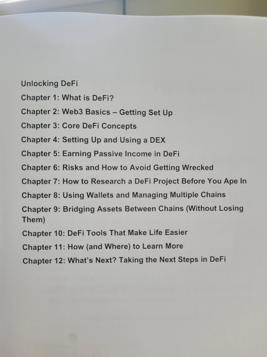 Wanting to join the #web3 world.

Don't know where to Start? 

It's all good UnlockingDeFi has you covered in the first 2 chapters. 

What is DeFi ? 
Web3 basics - Getting you set up ready to start your adventure.