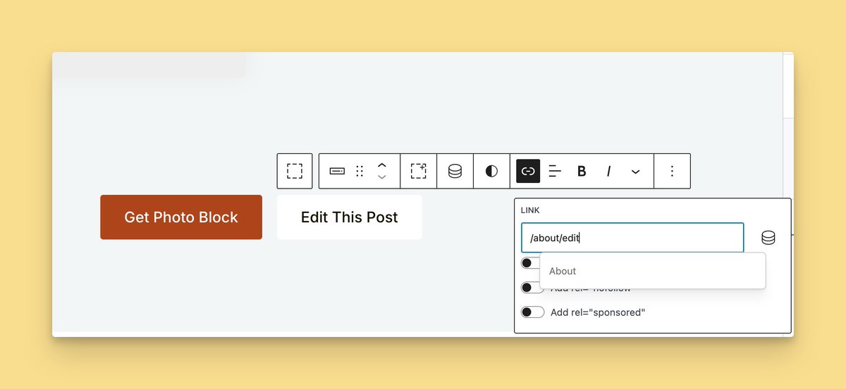 MediaRonLLC's tweet image. If using my plugin Slash Edit to create @insta_wp demo sites, it's easy to add edit links without having to know the page's ID in advance. It's also a prettier link.
Slash Edit is free on .org:
wordpress.org/plugins/slash-…