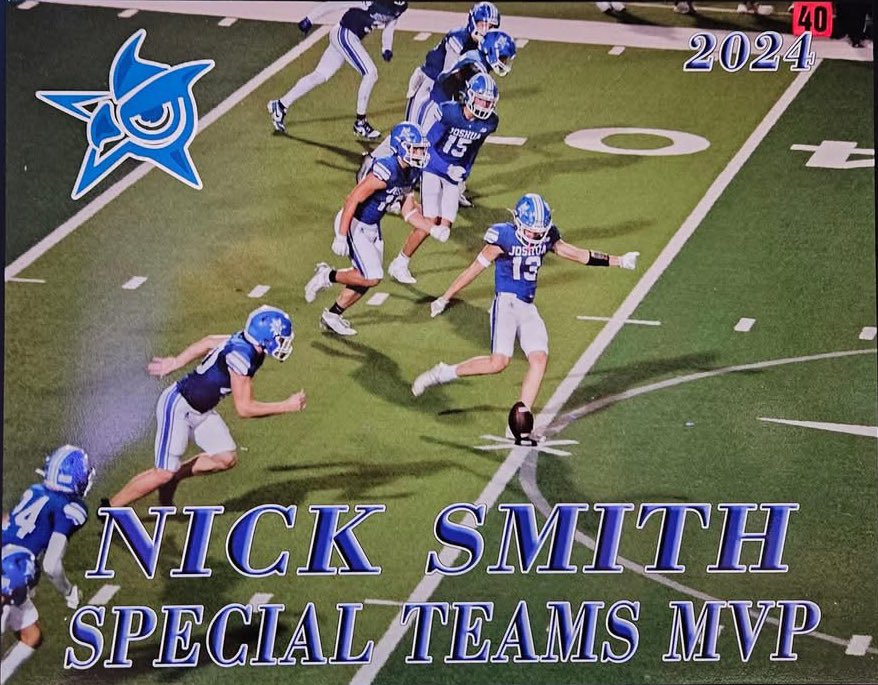 Senior Stats: 4/4 FG’s | 28/28 PAT’s | 43 yd punt avg. | Longest FG: 42 yd (no platform)