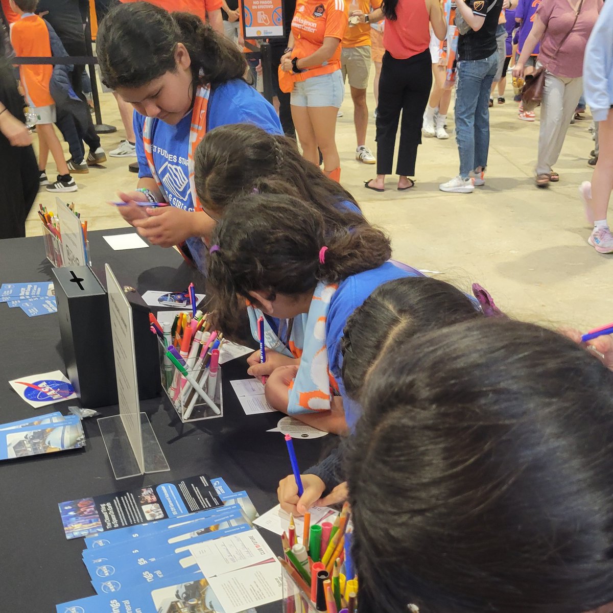 Huge thanks to <a href="/conocophillips/">ConocoPhillips</a> for an unforgettable night! Our Club youth had a blast at STEM Night with the <a href="/HoustonDynamo/">Houston Dynamo FC</a> —fun STEM activities and big cheers for the team! 🧡⚽️ #ForeverOrange #ThankYouConoco