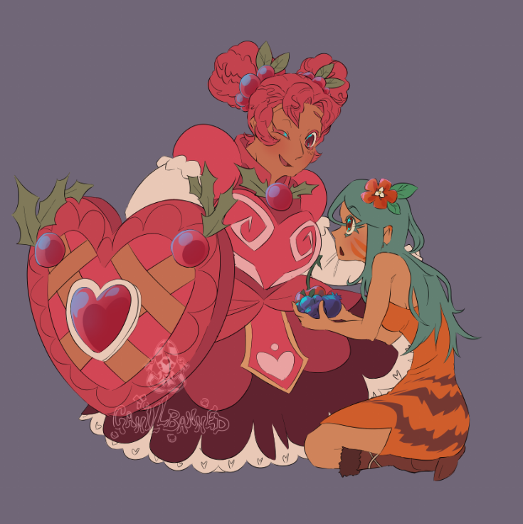 Guess who finally caught up on the main story.
I am now willing to post more crk art.
Btw I didn't know how badly I wanted tlc and hbc to interact. Just and alcoholic grandma and her long lost grand daughter.
#cookierunkingdom