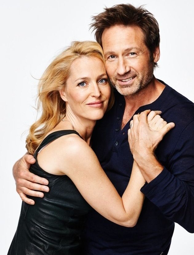 Gillian Anderson and David Duchovny 💕
