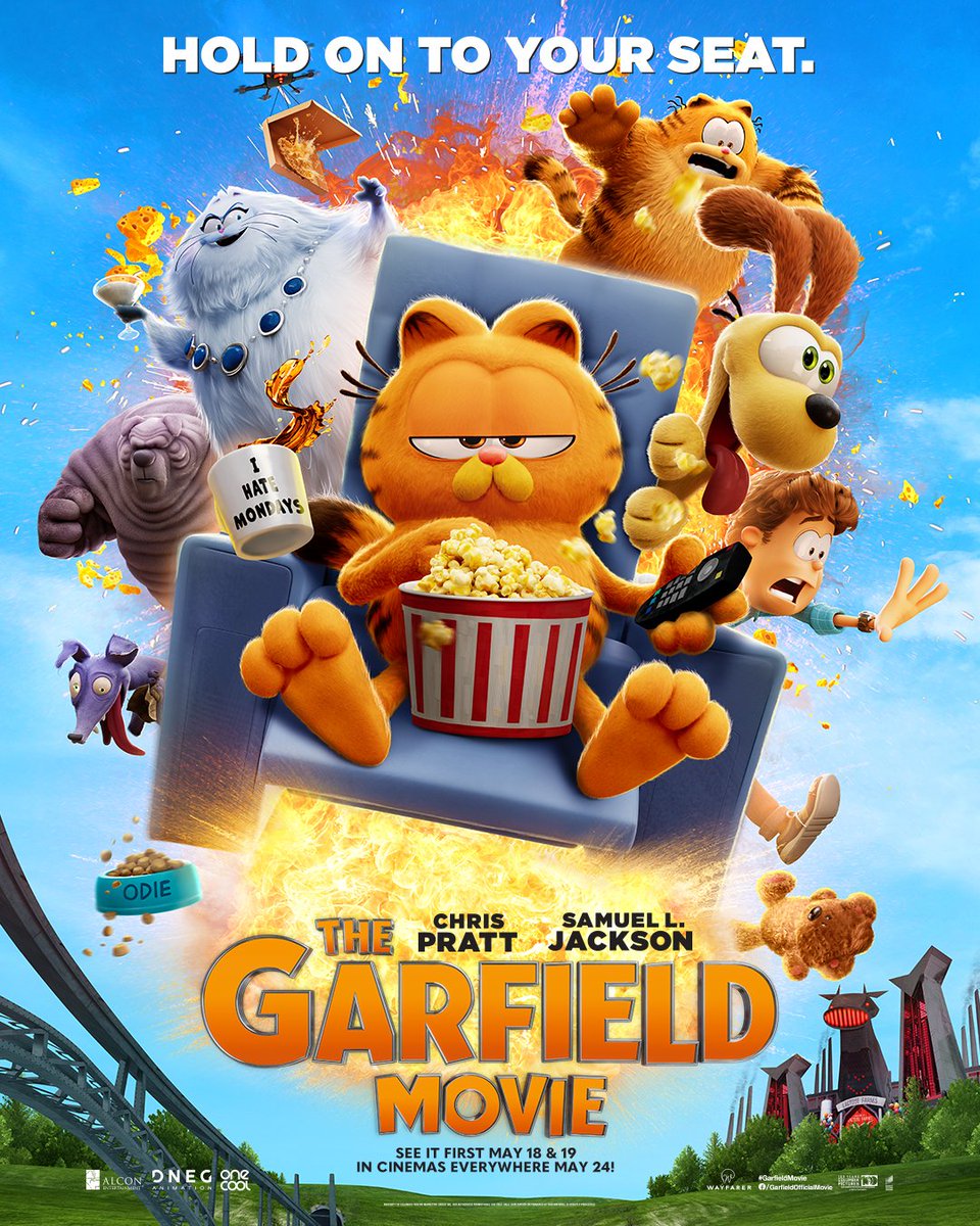 1 year ago today, Cartoon Base hosted an exclusive ‘THE GARFIELD MOVIE’ Q&amp;A with producer John Cohen and director Mark Dindal. 🍿