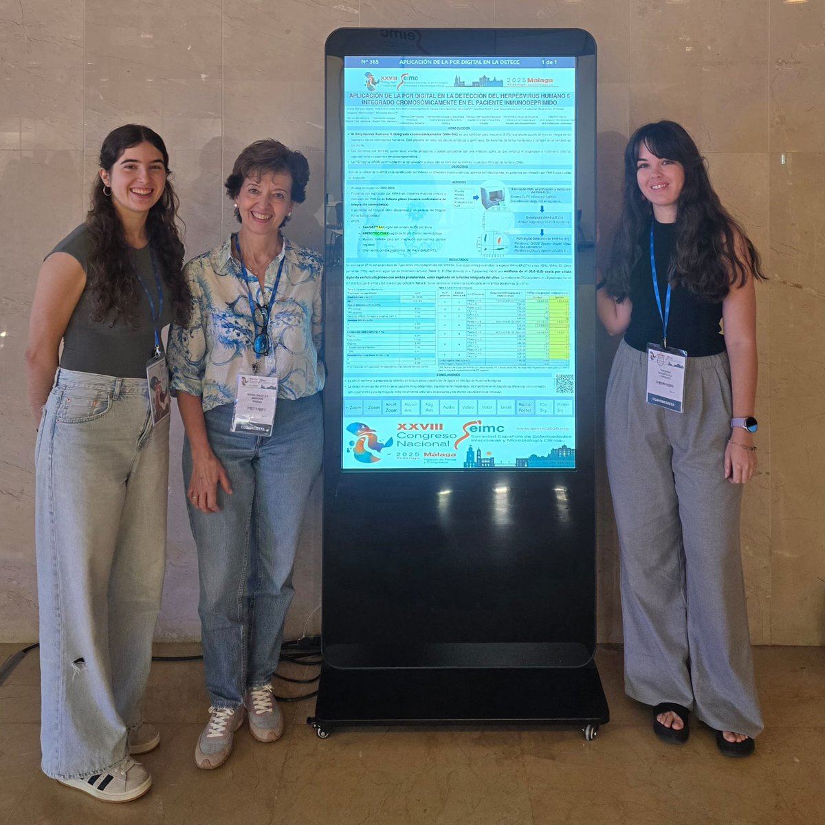 MicroClinicBCN's tweet image. Virgina Rodríguez presenta su trabajo sobre la aplicación de la PCR digital en la detección del VH6. Enhorabuena! @SEIMC_  #XXVIIICongresoSEIMC