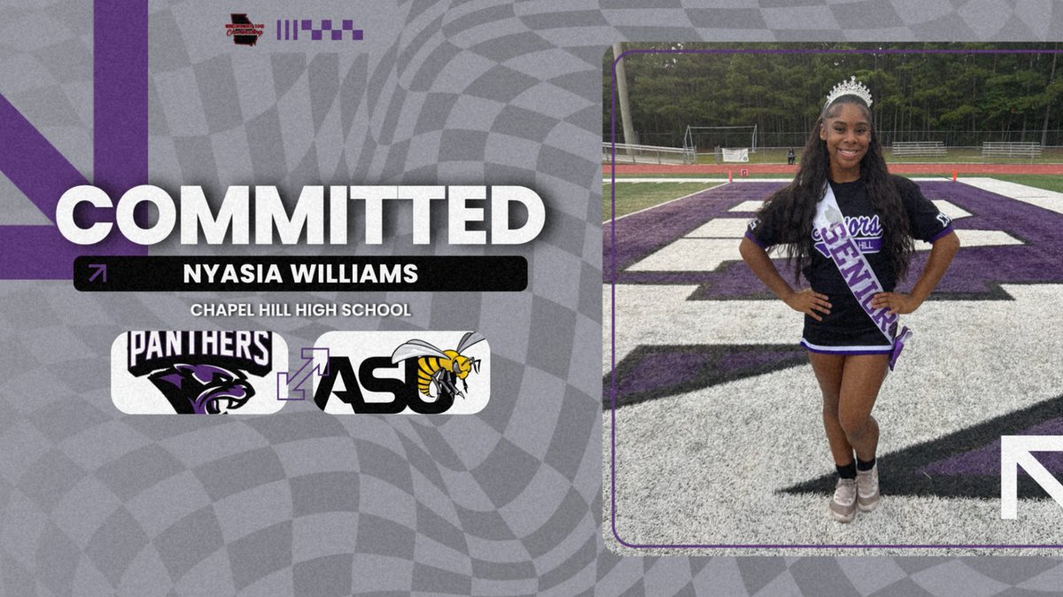 Congratulations Nyasia on committing to cheer at Alabama State University!
💜🖤 ➡️ 🖤💛🤍🐝 📣
#GeorgiaHSCheer2025 #GHSACheer2025