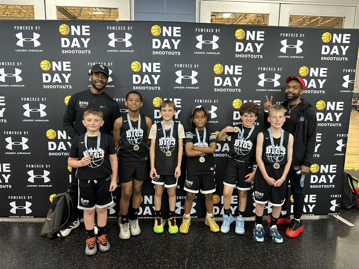 🏆Congrats to BIG3, 4th Boys Champion at today's Memorial Day Classic. 🇺🇸

🔜NEXT UP: 5/31-6/1 Spring Finale. onedayshootouts.com