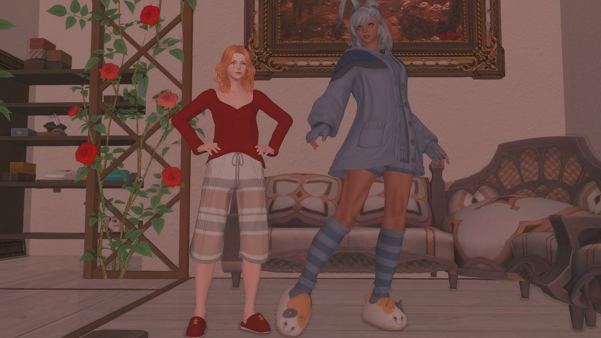 HaldbyrmIchiban's tweet image. #FF14 #GPOSERS #ffxivpolyamoryweek2025 #Haldbyrm #Arya #Lyna
Day 7 - Comfort
"You deserve to take it easy today"