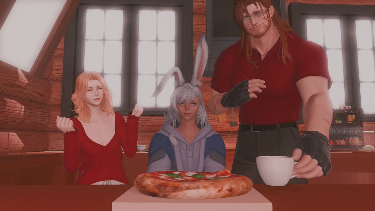 HaldbyrmIchiban's tweet image. #FF14 #GPOSERS #ffxivpolyamoryweek2025 #Haldbyrm #Arya #Lyna
Day 7 - Comfort
"You deserve to take it easy today"