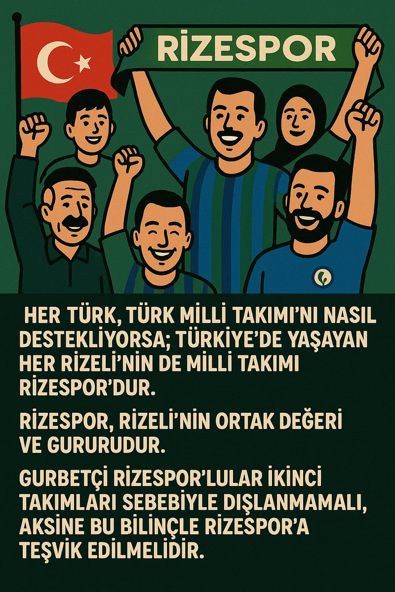 Rizelilerin Ortak Değeri Rizespor 🟩🟦