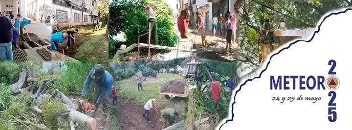 Varias actividades en #Guanajay  confirmaron el plan de actividades para fortalecer la capacidad de respuesta para enfrentar desastres de cualquier origen #Meteoro2025