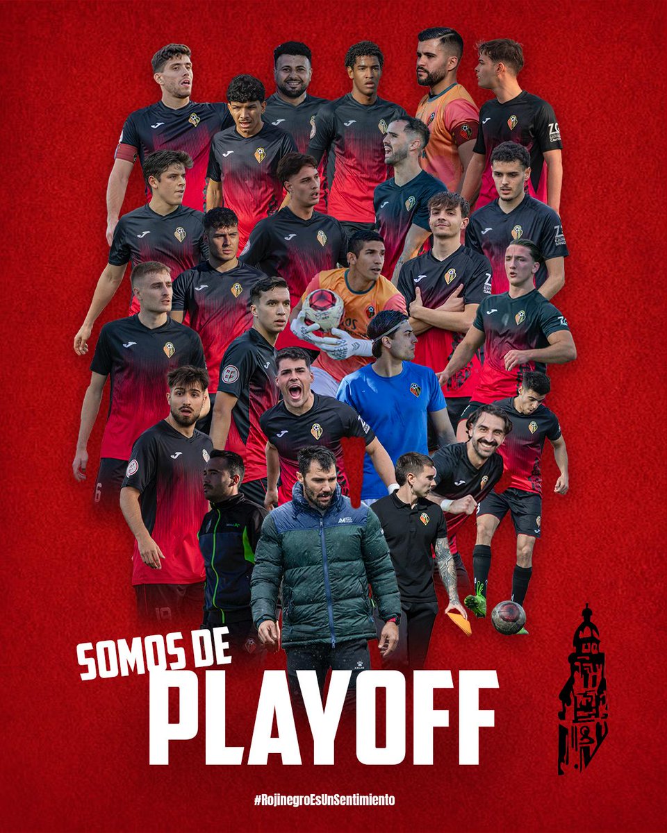 📣 𝗦𝗢𝗠𝗢𝗦 𝗗𝗘 𝗣𝗟𝗔𝗬𝗢𝗙𝗙

#RojinegroEsUnSentimiento
#Ciudad2425 🖤❤️