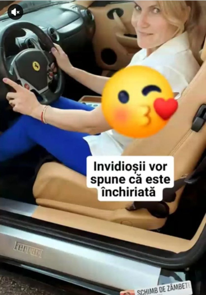 IGO IPAS MANAGER BUYS FERRARI

"The envious will say it's rented" [kissy emoji]. 
This is Elena in her Ferrari. She is the aunt of IGO CAFE IPAS Cristina Andries, who is the romantic and business partner of David Mooney. Elena manages one of Mooney and Andries IPAS centres. It