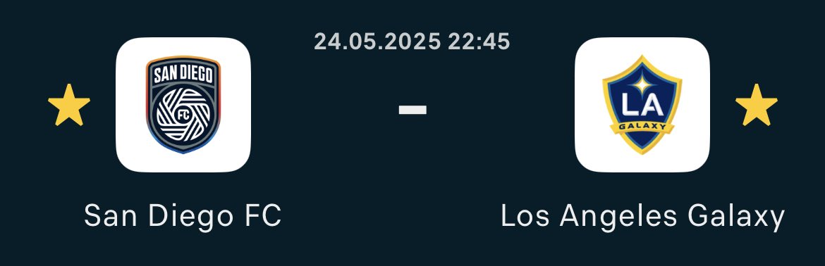 clefdugain's tweet image. Je distribue 10€ par buts inscrits par Anders Dreyer ou Alex Mighten sur la première période du match de ce soir entre San Diego FC et LA Galaxy. 

Pour participer RT ce post.

Tirage au sort à 23h45 😌