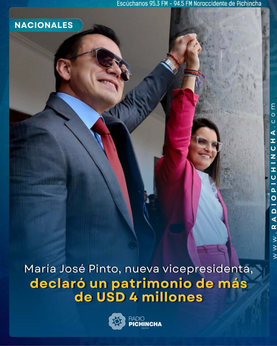 🗞️ #Nacionales | Así consta en el documento entregado con fecha de hoy a la Contraloría General del Estado.

Aquí los detalles 👉🏼 radiopichincha.com/maria-jose-pin…