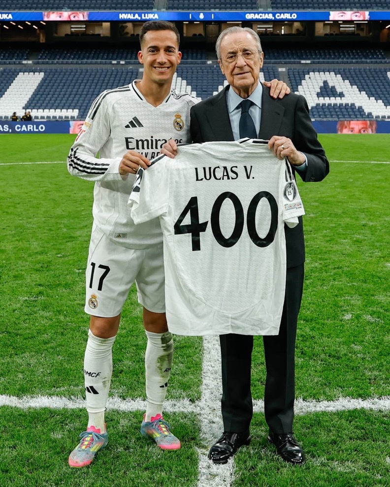 Lucas Vázquez has reached 400 games with Real Madrid.

Up next: Club World Cup.