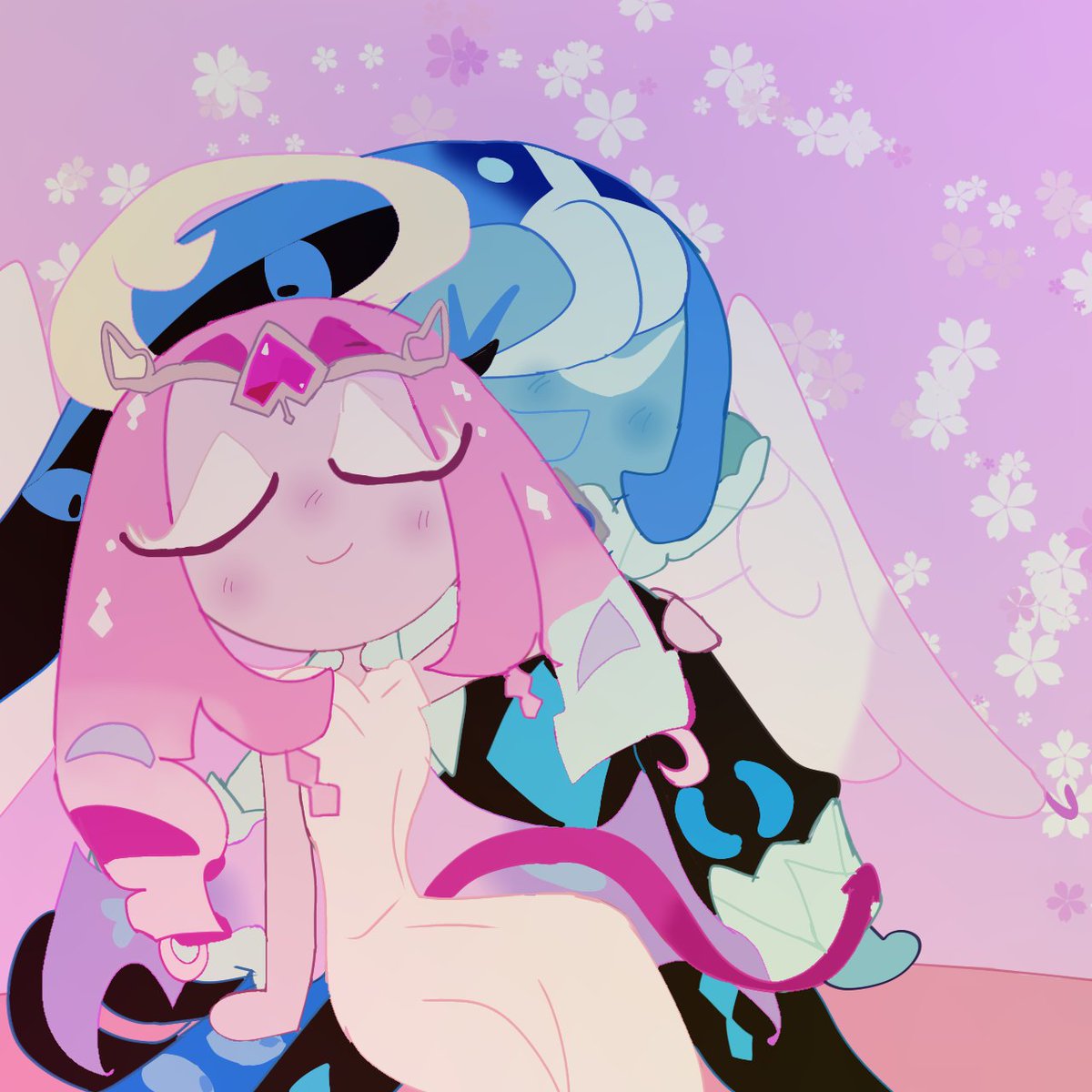 Gloomurai_x's tweet photo. I don't post much on here but I just wanted to share this drawing I did by my friend's request xd
#eternalsugarcookie #shadowmilkcookie #eternalsugar #shadowmilk #eternalshadow #ShadowSugar #fanart #CRK https://t.co/0ZQJWbeJI1