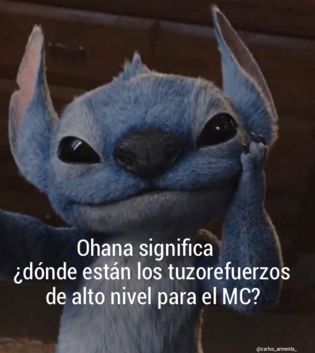 Yo, viendo #Stich y pensando en mis @Tuzos:, image size:1071x1200