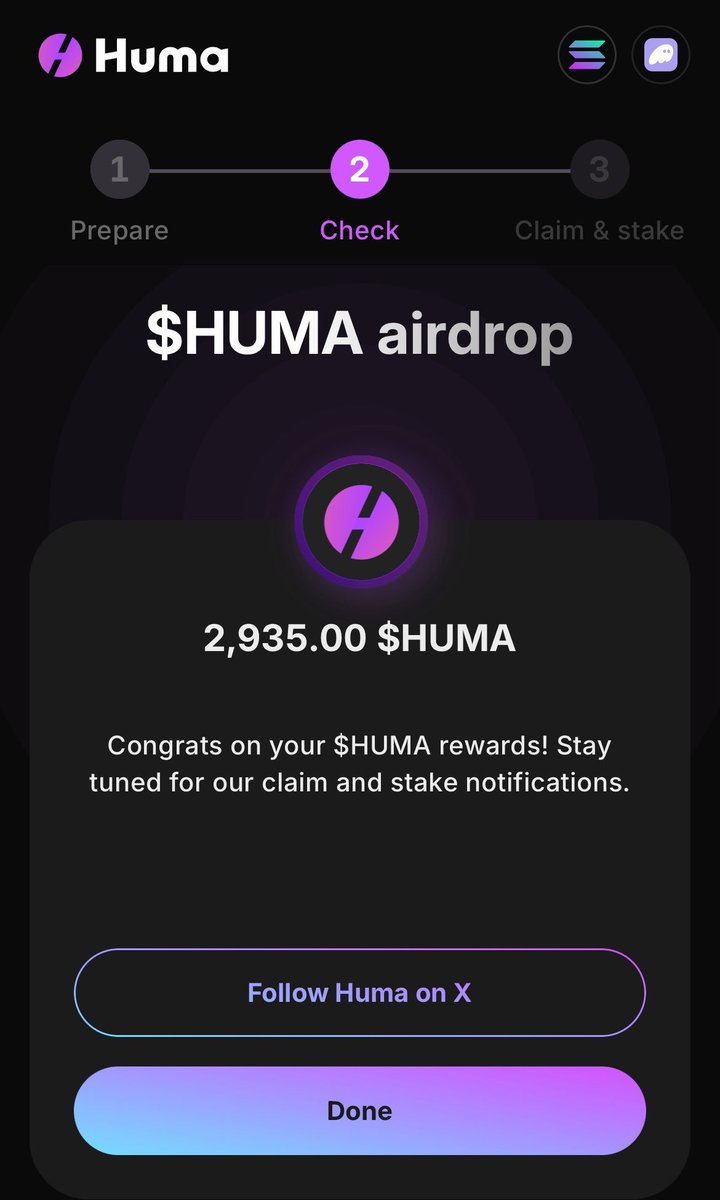 hdezlara's tweet photo. ⚡️ Your $HUMA tokens are waiting — ready to claim?

The drop is live: https://t.co/1GtX0MUrt3

No hoops. No hustle. Just real rewards for real users.

Step up. Claim now. 
Own your spot in the future of finance. 💥

#HUMA #HUMAPROTOCOL https://t.co/m8MizOY2BL