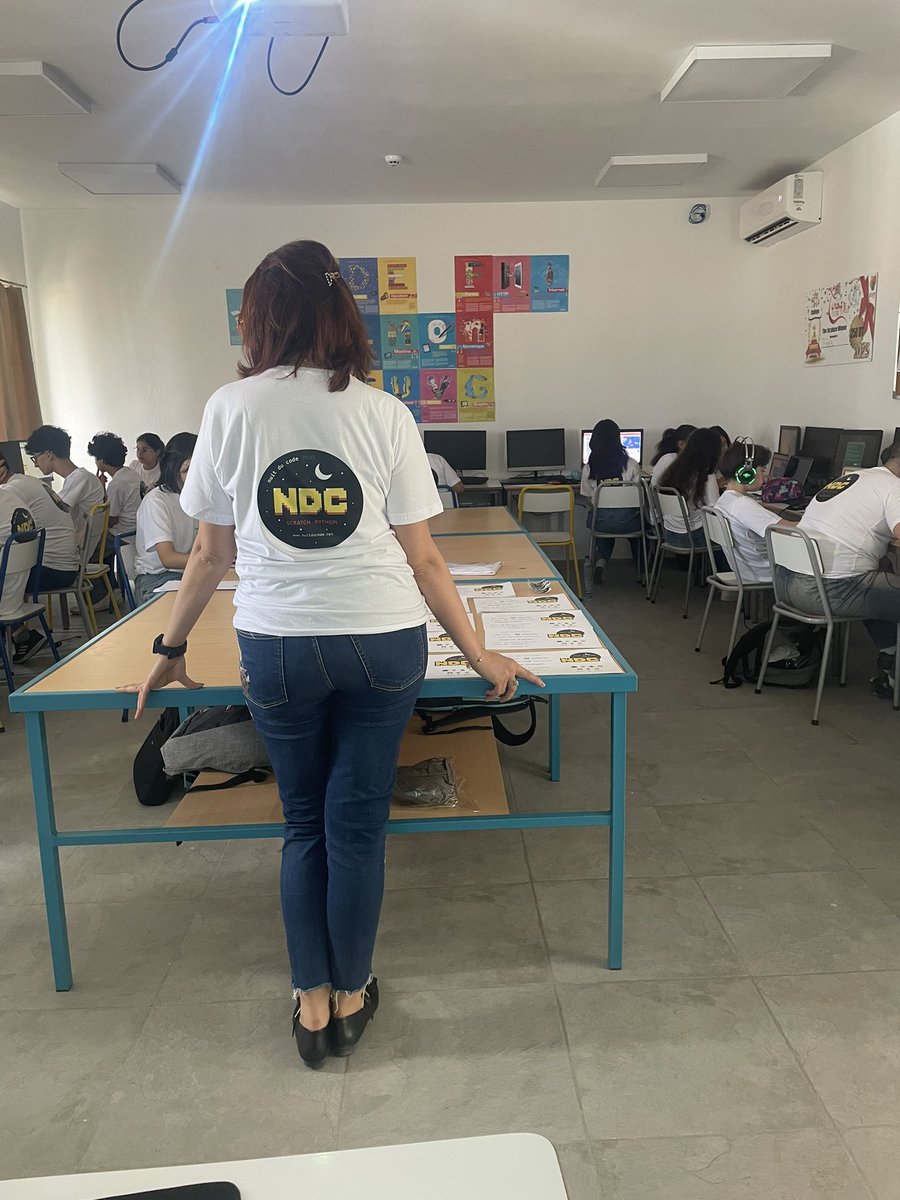 Imen Taktak Marzouk (@imenmarzouk) on Twitter photo ✍️Participation du collège français Simone de Beauvoir Sfax Tunisie à l’événement <a href="/nuitducode/">Nuit du Code 2026</a>
✍️Marathon de programmation Scratch 🦾 ✍️Participation du collège français Simone de Beauvoir Sfax Tunisie à l’événement <a href="/nuitducode/">Nuit du Code 2026</a>
✍️Marathon de programmation Scratch 🦾