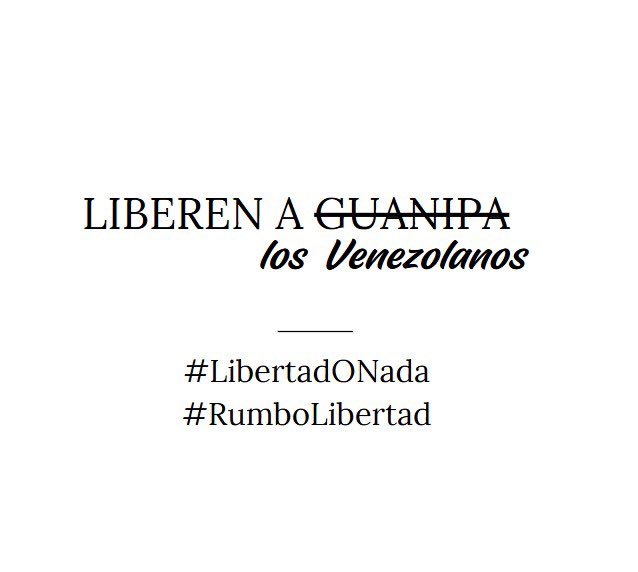 No queremos más show con distractores temporales como Rosales, Capriles, López, Guaidó, Machado… queremos la libertad de los venezolanos.