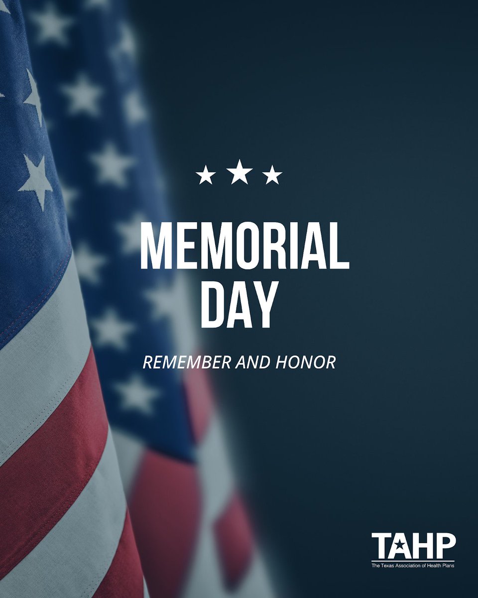 This Memorial Day, TAHP honors and remembers those who gave their lives in service to our country.
