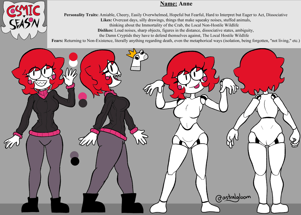 astralgloom's tweet photo. flat color character reference sheets https://t.co/1H8Hnkv1Aa