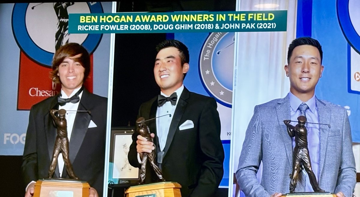 Ben Hogan Award (@benhoganaward) on Twitter photo A huge thank you to <a href="/GolfonCBS/">Golf on CBS ⛳</a> for all the coverage today on the Ben Hogan Award! With past winners near the top of the leaderboard at the <a href="/CSChallengeFW/">Charles Schwab Challenge</a>, there were a number of award mentions, including leading off the walk-and-talk with <a href="/RickieFowler/">Rickie Fowler</a>. A huge thank you to <a href="/GolfonCBS/">Golf on CBS ⛳</a> for all the coverage today on the Ben Hogan Award! With past winners near the top of the leaderboard at the <a href="/CSChallengeFW/">Charles Schwab Challenge</a>, there were a number of award mentions, including leading off the walk-and-talk with <a href="/RickieFowler/">Rickie Fowler</a>.