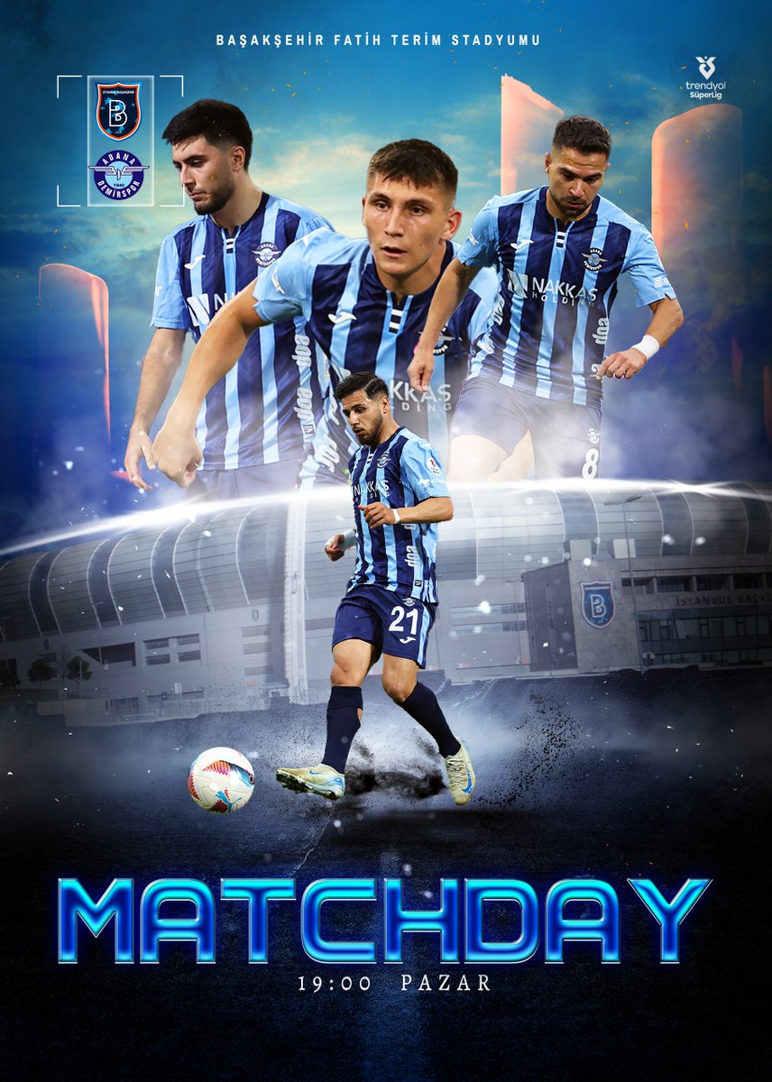 Adana Demirspor (@adskulubu) on Twitter photo #AdanaDemirinMaçıVar
🏆 Trendyol <a href="/superlig/">Trendyol Süper Lig</a> 37. Hafta
🆚 RAMS Başakşehir
🕘 19.00
🏟 Başakşehir Fatih Terim Stadyumu
📲 #İBFKvADS #AdanaDemirinMaçıVar
🏆 Trendyol <a href="/superlig/">Trendyol Süper Lig</a> 37. Hafta
🆚 RAMS Başakşehir
🕘 19.00
🏟 Başakşehir Fatih Terim Stadyumu
📲 #İBFKvADS