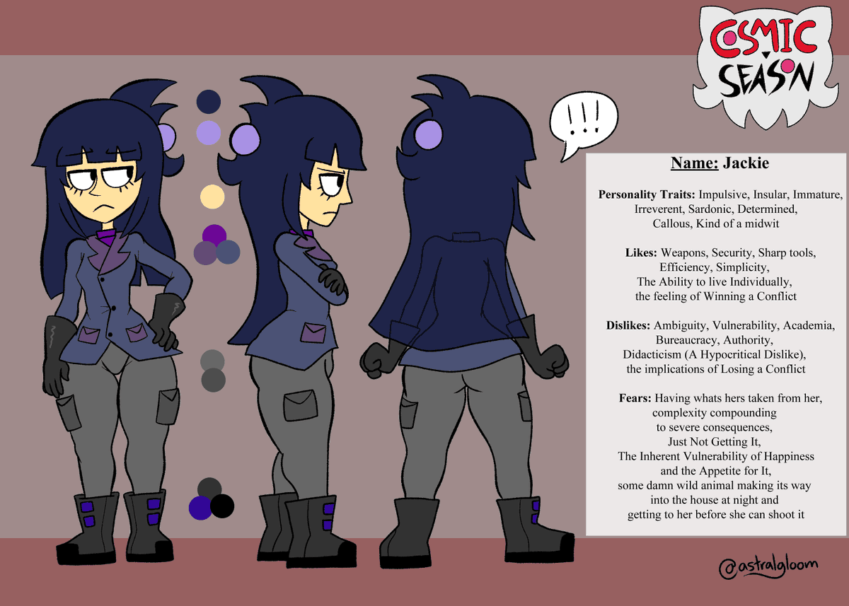 astralgloom's tweet photo. flat color character reference sheets https://t.co/1H8Hnkv1Aa