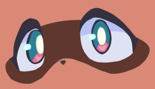 practicing how to make eyes better by drawing michirus eyes, started making 2D art not too long ago so its not perfect. #artwork #BNA