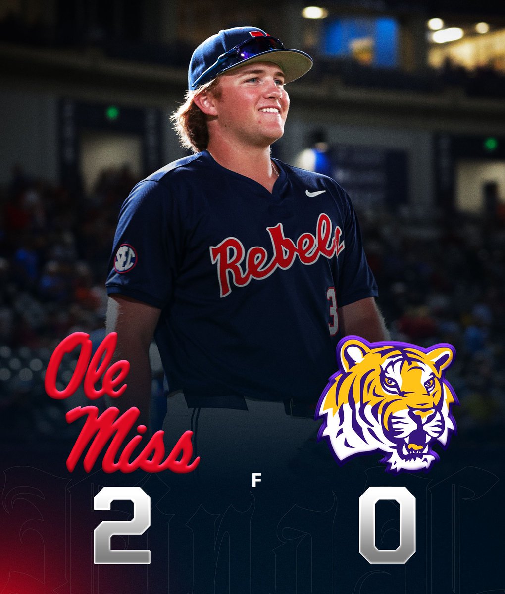 REBS SHUT OUT LSU TO ADVANCE TO THE SEC CHAMPIONSHIP GAME‼️

What a showing from the Freshman Cade Townsend 📈