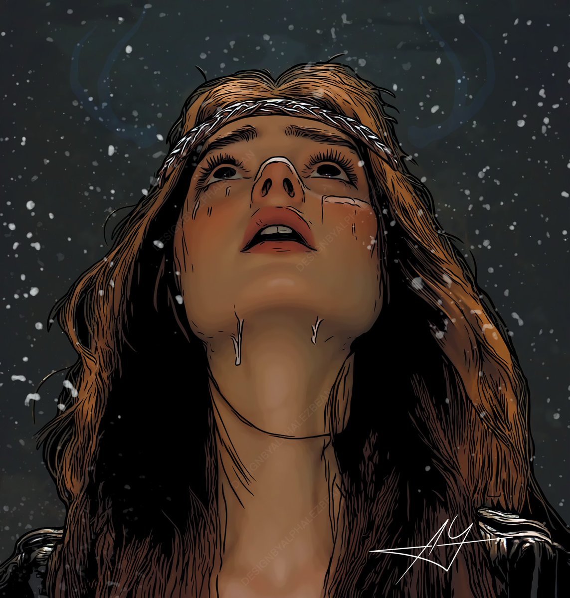 AYoungHuman's tweet photo. In honor of the renewal I am finally sharing this piece. Winter Is Back.
Not in the stores. Not for sale.
#yellowjackets🐝 #yellowjacketsshowtime #yellowjacketsfanart #nataliescatorccio #sophiethatcher #YellowJackets https://t.co/ewZvMudGpu
