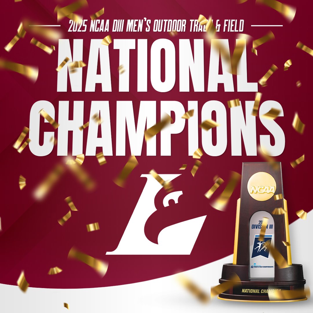 USTFCCCA (@ustfccca) on Twitter photo Congratulations to <a href="/UWLMensTF/">UWL Men's Track & Field</a> for winning the men's team title at the <a href="/NCAADIII/">NCAA Division III</a> Outdoor Track & Field Championships in Geneva, Ohio! Congratulations to <a href="/UWLMensTF/">UWL Men's Track & Field</a> for winning the men's team title at the <a href="/NCAADIII/">NCAA Division III</a> Outdoor Track & Field Championships in Geneva, Ohio!
