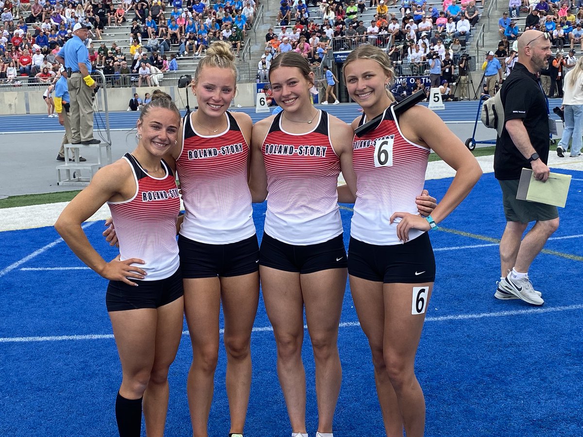 CHAMPION SEED STATE TRACK UPDATE - <a href="/RS_Norsemen/">Norsemen Athletics</a> places 4th in the 2A Girls 4x100 in a time of 49.30 with the team of Adalyn Sporleder-Kennedy Petersen-Brookelyn Jondle-Kamryn Lande!

#iahstrk #kqradio