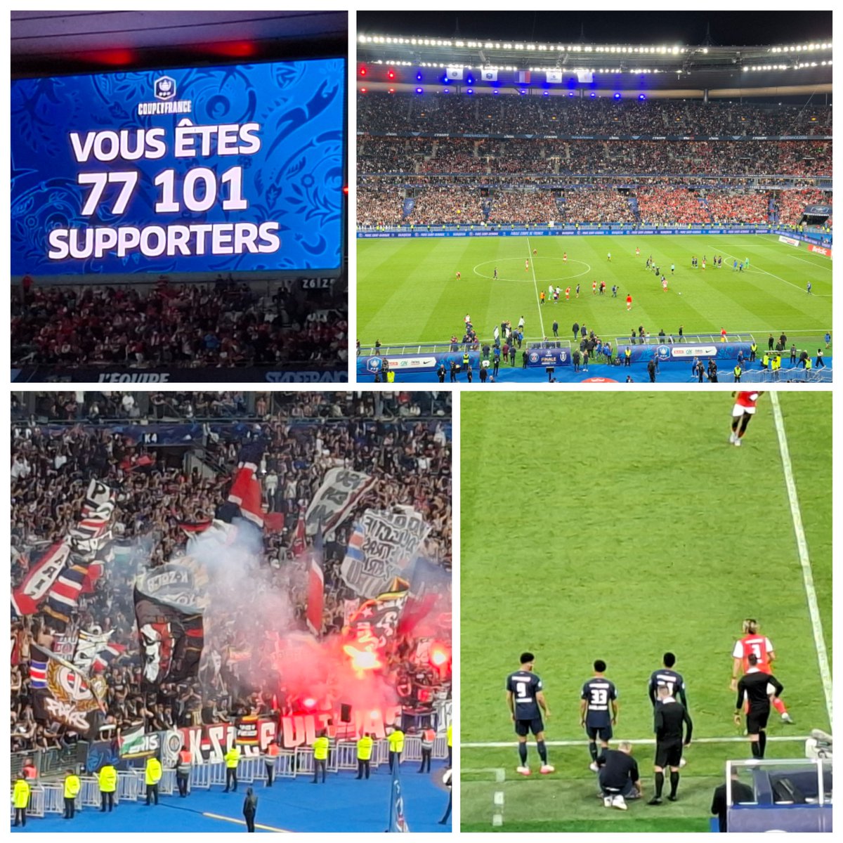 Xav BARRET (@xavbarretfoot) on Twitter photo #PSGSDR 3-0 #CoupeDeFrance 🏆
Le #PSG remporte sa 16e <a href="/coupedefrance/">Coupe de France</a> (21 finales) grâce à 3buts en 1e période ⚽️ en 2e, Luis Enrique a pu faire 5 remplacements (Beraldo, Lucas Hernandez, Mayulu, WZE et Gonçalo Ramos) dans la perspective de la finale #LDC #UCL contre l'Inter Milan #PSGSDR 3-0 #CoupeDeFrance 🏆
Le #PSG remporte sa 16e <a href="/coupedefrance/">Coupe de France</a> (21 finales) grâce à 3buts en 1e période ⚽️ en 2e, Luis Enrique a pu faire 5 remplacements (Beraldo, Lucas Hernandez, Mayulu, WZE et Gonçalo Ramos) dans la perspective de la finale #LDC #UCL contre l'Inter Milan