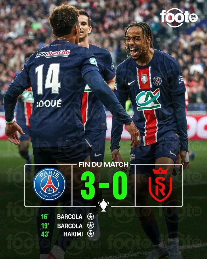 PSG: un 16ème titre en CDF qui en prépare un  premier en LDC samedi prochain. On croise les doigts !
#PSG