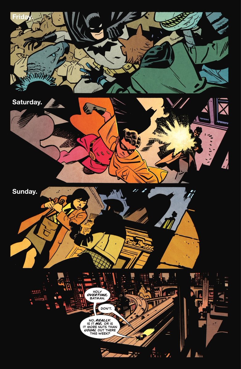 Parker_Luck394's tweet photo. The Dynamic Duo. Always patrolling the streets.
No crime is too big or too small for them.
No criminal shall know peace when they're around.
Corruption will be exposed.
Victims will be rescued.
Look out, Gotham. They're watching.
#BatmanAndRobinYearOne https://t.co/2LitTsut9L