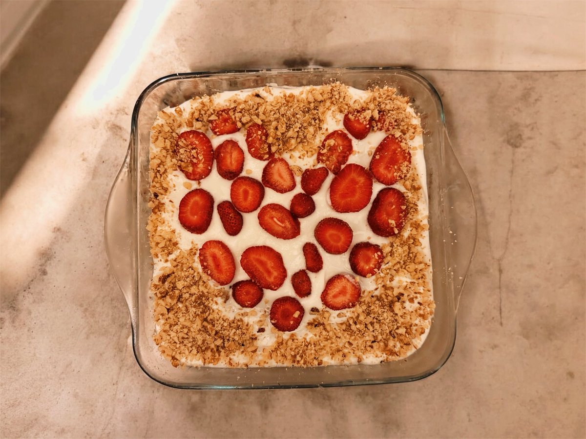 Kalpli kek yaptım🙊🥰🍓