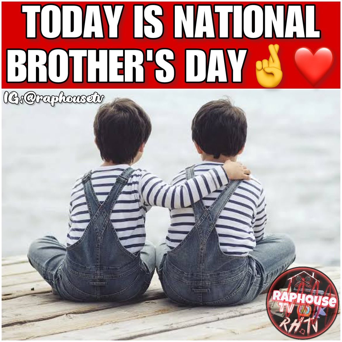 raphousetv2's tweet image. Today is National Brothers Day ❤️
