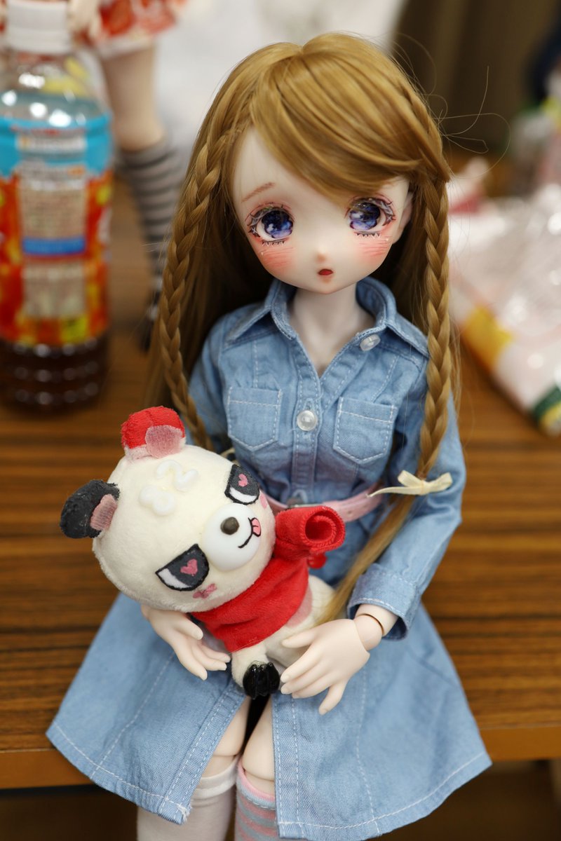 Cloud_DD3's tweet photo. おっ(๑•ㅁ•๑)はよ！
#DOF27 打上会。いつの間にやら、いっぱい集まって来てました😆
今日は雨降らないようだけど、日差しの中で撮影したいので予定していた豊郷小学校行きはやめました。来週は晴れるかな？
#TinyFox #めいぷる工房 #はにっ娘 https://t.co/TNfYnACJPy