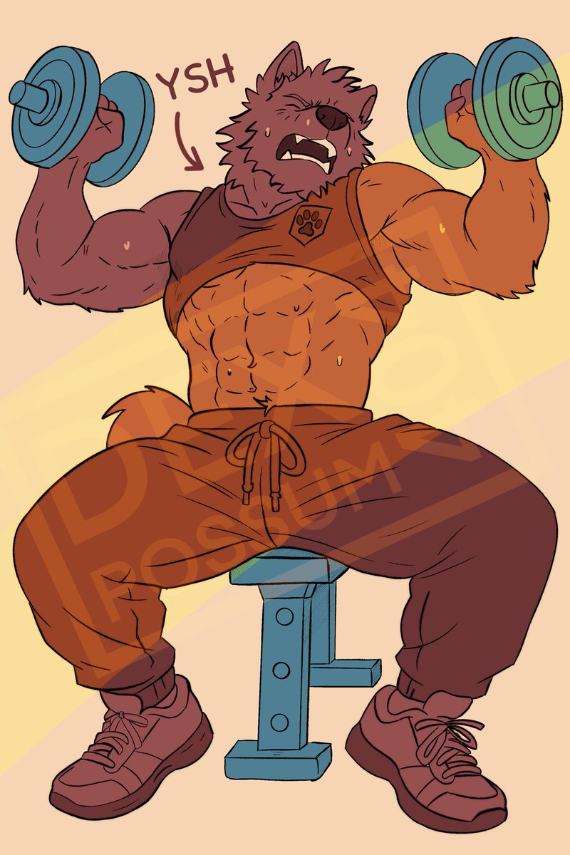 DexThePossum's tweet photo. YCH OPEN – 10 SLOTS! 🔥

Get your sona pumping iron like this!
Any species, no background small details can be added – let’s make your sona look badass and sweaty! 😏

DM me here to claim a slot!

Let’s get those gains! 🐾

#ych #furry #furryart #furryartist #furrycommissions https://t.co/NXYmANNa3u