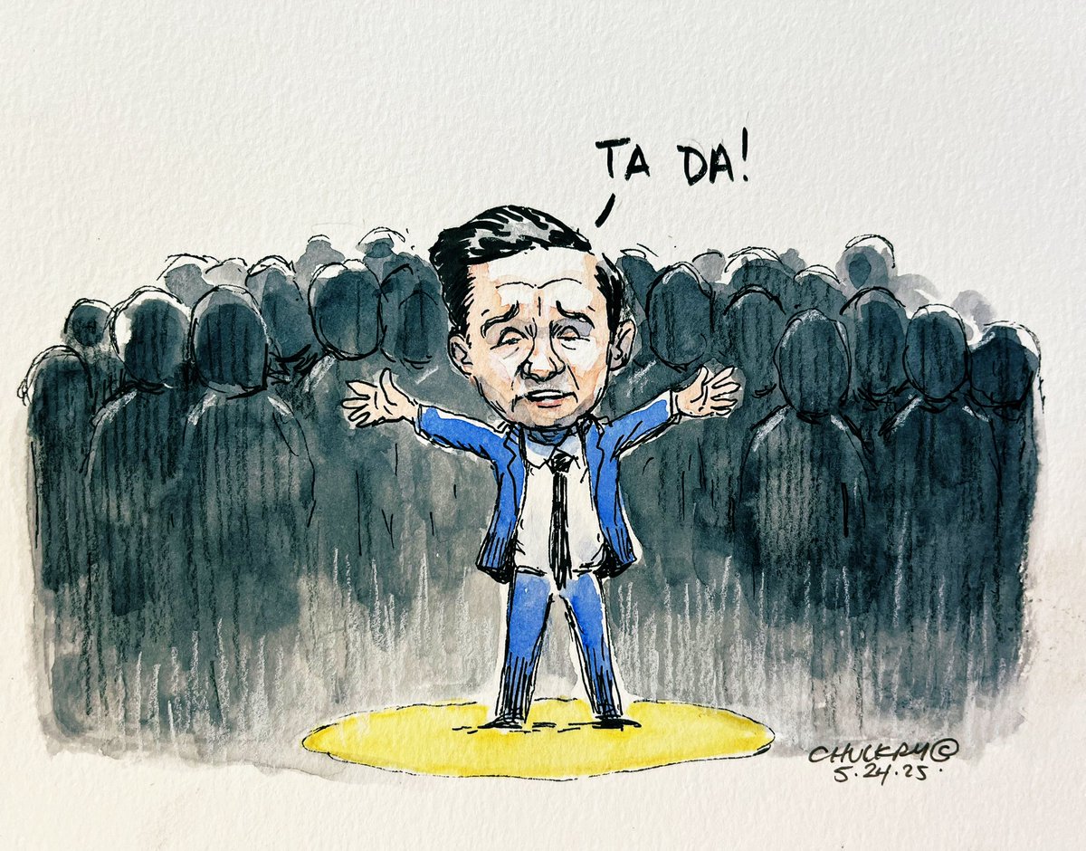 chrischuckry's tweet photo. In a desperate attempt to appease MPs and keep his job, Pierre appoints 74 members to his shadow cabinet. Their job is to keep to the shadows and leave the spotlight to him. Odd, since there are only 28 ministers in the current Liberal government. #cdnpoli #politicalcartoon https://t.co/XwjgzWLbtd