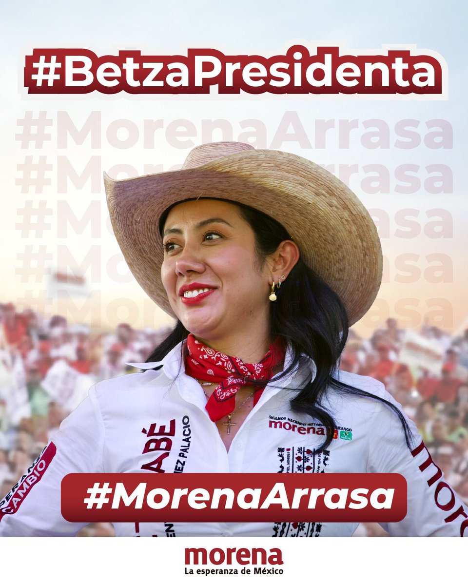 Anylú Bendición (@anylubendicion) on Twitter photo Si se puede!! Que llegue la esperanza con #BetzaPresidenta
#morenaArrasa
<a href="/LuisaAlcalde/">Luisa Alcalde</a> <a href="/SoyCamMartinez/">Cam Martínez</a> Si se puede!! Que llegue la esperanza con #BetzaPresidenta
#morenaArrasa
<a href="/LuisaAlcalde/">Luisa Alcalde</a> <a href="/SoyCamMartinez/">Cam Martínez</a>