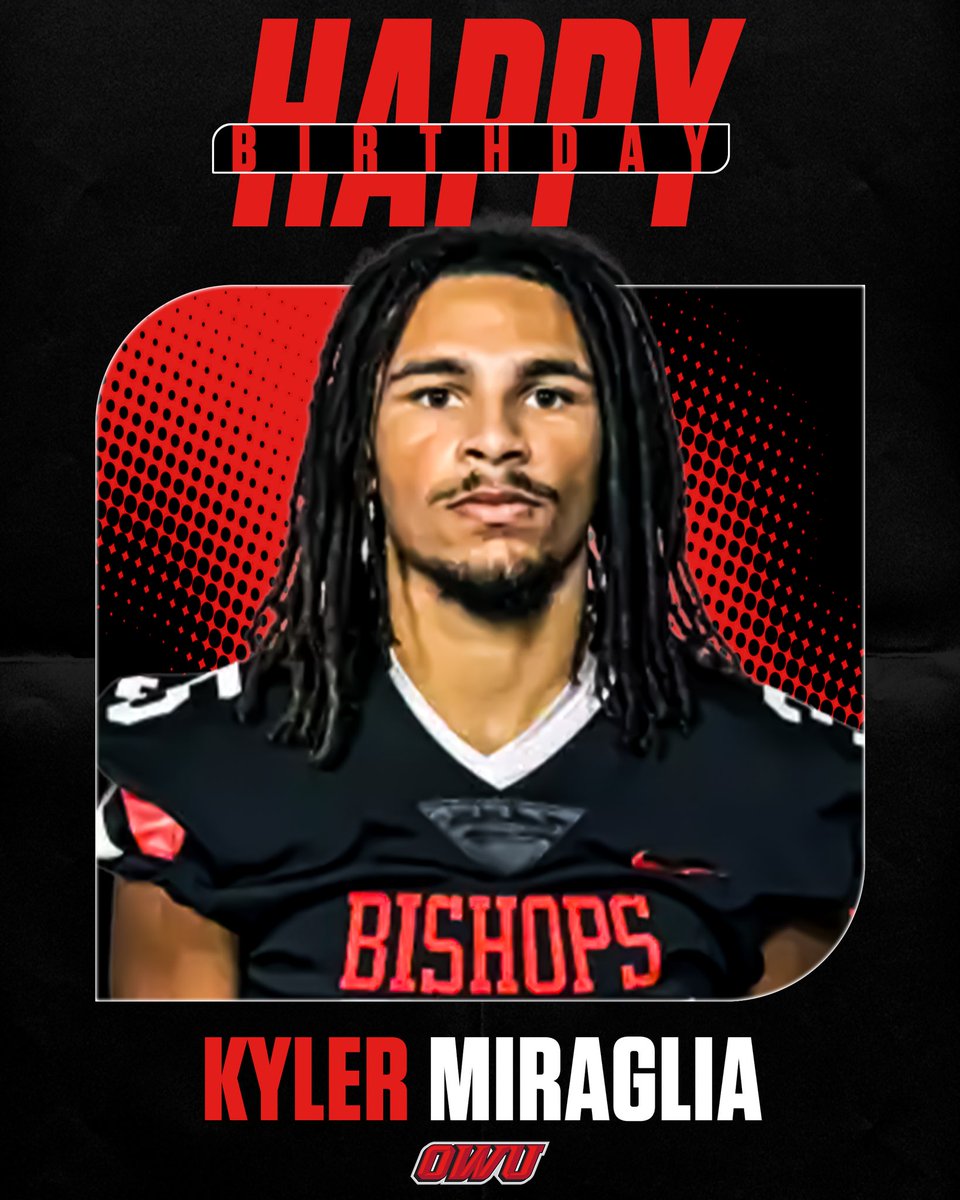 Happy Birthday to OWU Wide Reciever Kyler Miragila!

#RollShops