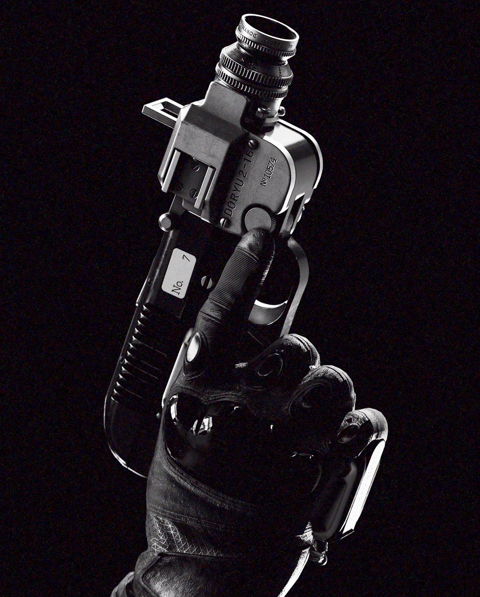 I've put my source files up on Artstation store for my Japanese Doryu Camera Pistol, if anyone wants to use them for study. 

Included is the beauty scene in marmoset toolbag, substance painter files, bake files, and textures.

I hope it helps! 

artstation.com/marketplace/p/…