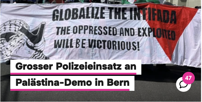 Schon bitter, wenn junge Menschen den Antisemitismus ihrer Eltern und Grosseltern eins zu eins weiter in die Welt tragen und ihnen nichts Neues, Gescheites einfällt.