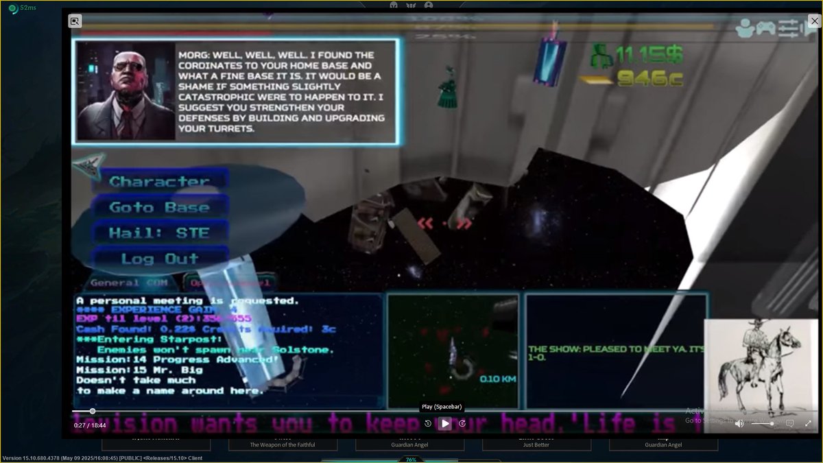 #ScreenshotSaturday #gamedev

Starfightergeneral.com

Worlds most ambitious MMORPG ever

#spaceopera