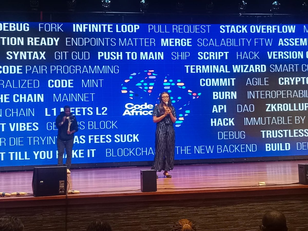 Code Africa was 🔥! Huge shout out to One Dev for organizing an amazing event that brought devs together from across Kenya &amp; beyond. From Eng. David Lumala's community gems to Gaia AI by Opeyemi Stephen — truly inspiring! 💡🌍 #CodeAfrica2025#Build withCommunity#Blockchain#web3